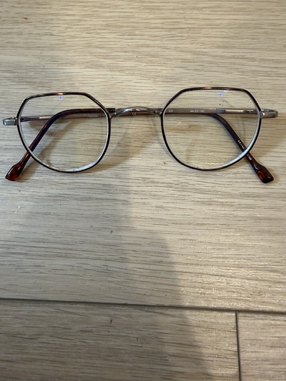 Scott Harris Eyeglasses Mens Black SH-VIN-56 Geometric Europa 44-23-143